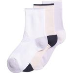 Детские носки Adidas, 3 пары (розовый/светло-фиолетовый/белый) - фото 2