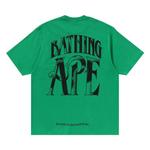Футболка BAPE Screen Print Logo Relaxed Fit Tee, Green - фото 2