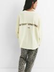 Лонгслив Pull&Bear Pull&Bear STWD, Light yellow - фото 2