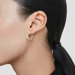 Матричные серьги в форме сердца Swarovski - фото 8