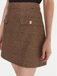 Мини-юбка regular fit Sophia LSK0130MI11 Barbour, коричневый - фото 4