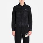 Куртка bronzing rubber strap arrow classic denim logo jacket Off-White, черный - фото 3