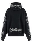 Худи "Cursive" BALENCIAGA, черный - фото 2
