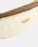 Маленькая сумка через плечо на молнии Guess, белый - фото 3