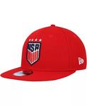 Мужская красная бейсболка USWNT Team Basic 9FIFTY Snapback New Era - фото 2
