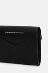 Кожаный кошелек Mm6 Maison Margiela, черный - фото 3