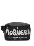 Alexander McQueen несессер с логотипом, черный - фото