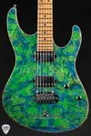 Электрогитара Suhr Modern Roasted Burl Maple - Trans Algae #88349 - фото 2