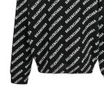 Свитер мужской черный Balenciaga, черный - фото 6