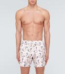 Классические шорты для плавания Commas, белый - фото 2