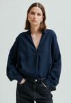 Блуза Second Female Blouse, Darkgrey/Grey - фото 5