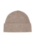 Шапка бини в рубчик Eric Bompard, светло-коричневый - фото 2