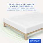 Наматрасник Schlafgut белый, 100/200 см - фото 7