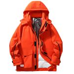 Jeep Унисекс пуховик, Orange Red - фото