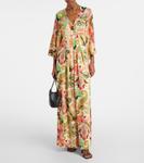 Платье макси с принтом Etro, Print On White Base - фото 2