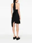 Платье мини Racing с вырезом халтер COPERNI, черный - фото 4