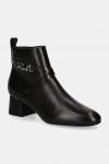 BONNIE кожаные ботильоны Karl Lagerfeld, черный - фото