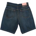 Хлопковые джинсовые шорты Acne Studios, индиго - фото 2