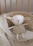 Humming Teddy Bear Sheep Sleeper Ecru Beige Механизм 5in1 Szumisie Lamp - фото 6