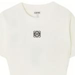 Футболка женская Loewe короткая, белый - фото 2