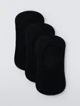 Носки John Lewis Invisible Trainer Liner 3 шт, черный - фото