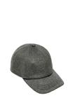 Бейсболка Massimo Dutti Cap, Dark Grey - фото