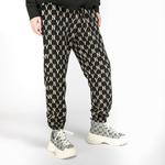 Вязаные спортивные брюки унисекс черные MLB - фото 4