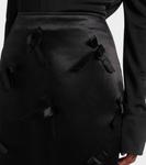 Юбка миди из сатина с бантом Jil Sander, Black - фото 4