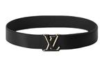 Ремень мужской Louis Vuitton Leather, черный - фото