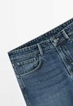 Джинсы облегающего кроя Massimo Dutti, цвет Mottled Dark Blue - фото 9