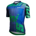 Джерси с коротким рукавом Santini Karma Logo, синий - фото 3