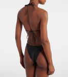 Бюстгальтер в горошек 90-х Same, Black Cream Polka Dot - фото 3