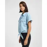 Рубашка с коротким рукавом Lee Western Cropped, синий - фото 6