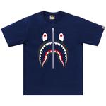 Футболка BAPE Shark Tee, Navy - фото