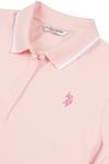 Женское платье-поло U.S. Polo Assn, розовый - фото 3