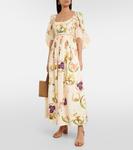 Кожаные сандалии sofia Ulla Johnson, коричневый - фото 2