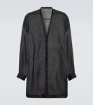 Шелковая рубашка Ларри Rick Owens, черный - фото