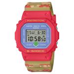 Часы Casio G-Shock x Nintendo Super Mario Bros, арт. DW-5600SMB-4, красный - фото