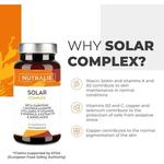 Капсулы для загара Solar Complex, бета-каротин, ускоритель загара, 30 капсул Nutralie - фото 3