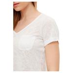 Футболка Object Tessi Slub, белый - фото 4