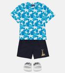 Плавки Jim с принтом Vilebrequin, синий - фото 2