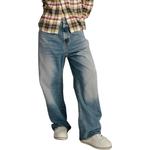 Широкие джинсы R13, синий - фото 4