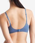 Calvin Klein Womens Bonded Flex Unlined Balconette Bralette, Crayon Blue - фото 2