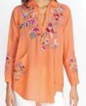 Miro Хенли туника в оранжевом Johnny Was - фото