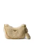 Мини-сумка Re-Edition из овчины Prada, нейтральный - фото