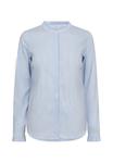 Блуза Mos Mosh Button-down blouse, Light Blue - фото 3