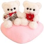 Barbne Плюшевая кукла 1 пара красная розовая - фото 2