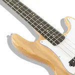 Бас-гитара GP Electric Bass с 4 струнами, цвет Burlywood Glarry - фото 4
