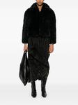 Balenciaga шуба из искусственного меха, черный - фото 2