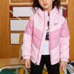 Детские пуховики/жилеты Nike, розовый - фото 5